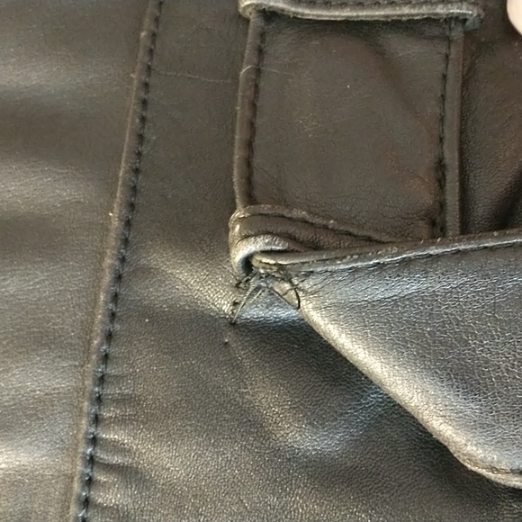 Unisex Vintage 70's Motorcycle Leather Riding Jacket - Pre-owned - Picture 16 of 16